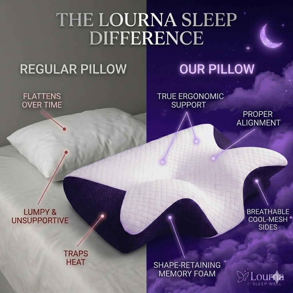 LournaSleep™ Ergonomic Neck Support Pillow