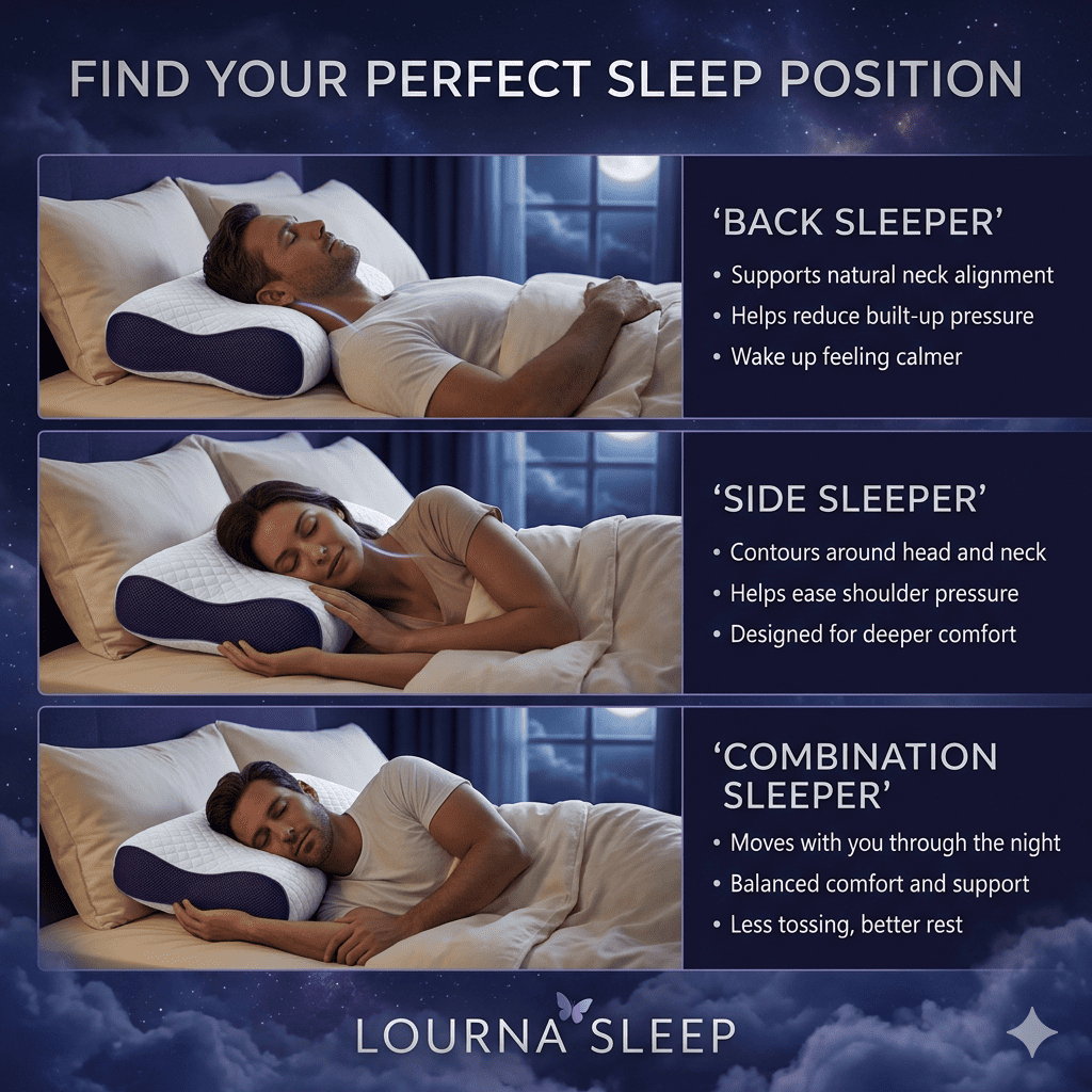 LournaSleep™ Ergonomic Neck Support Pillow