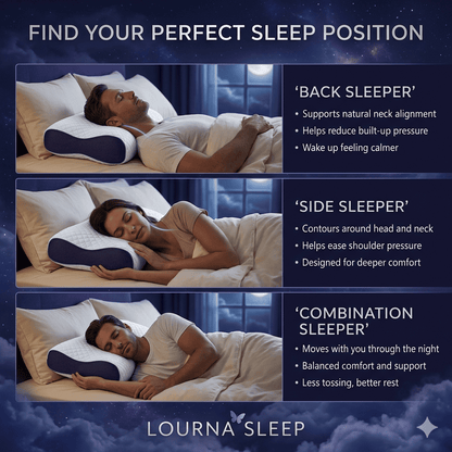 LournaSleep™ Ergonomic Neck Support Pillow