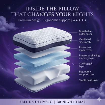 LournaSleep™ Ergonomic Neck Support Pillow